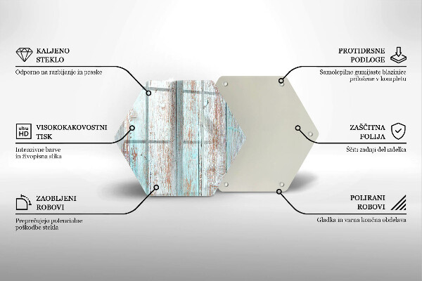 Tagliere in vetro Vecchie tavole d'epoca