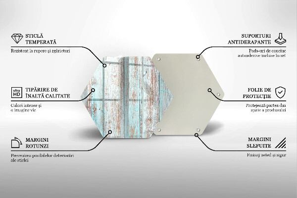 Tagliere in vetro Vecchie tavole d'epoca