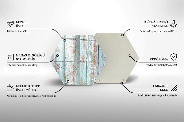 Tagliere in vetro Vecchie tavole d'epoca