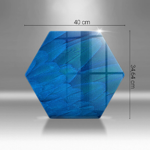 Tagliere in vetro Piume di uccelli