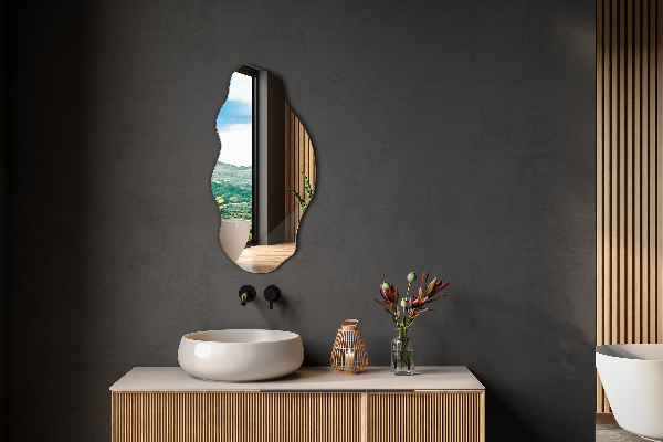 Specchio irregolare macchia 40x80