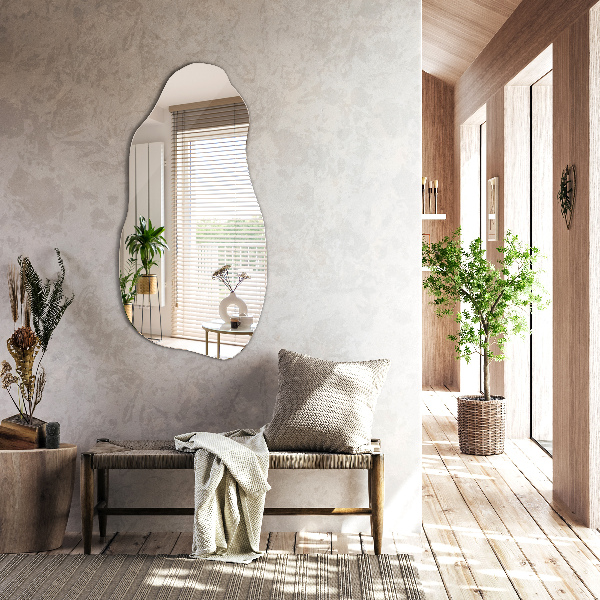 Specchio forma irregolare appeso originale 40x80