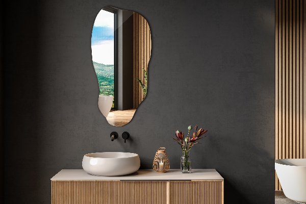 Specchio forma irregolare appeso originale 40x80