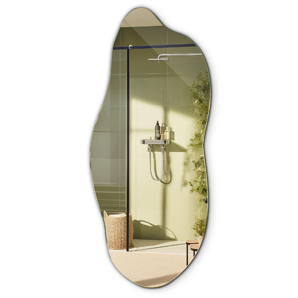 Specchio asimmetrico senza cornice 40x90 cm