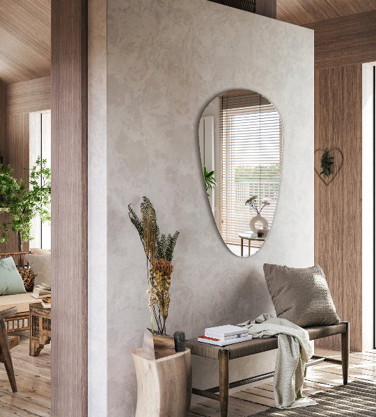 Specchio goccia senza cornice 45x90 cm