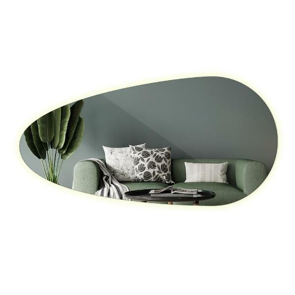 Specchio goccia ovale 40x80 cm