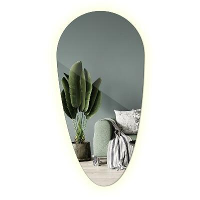 Specchio led goccia 45x90 cm