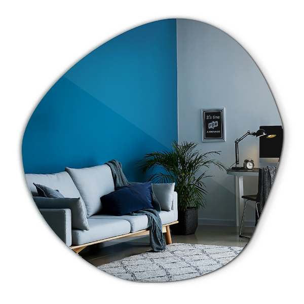 Specchio moderno irregolare senza cornice 97x96 cm