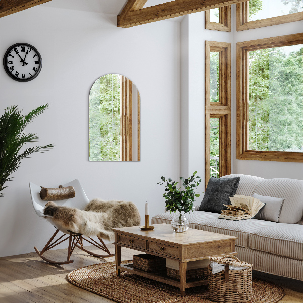 Specchio forma irregolare arcuato 50x90 cm