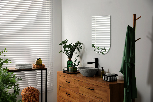 Specchio forma irregolare arcuato 50x90 cm