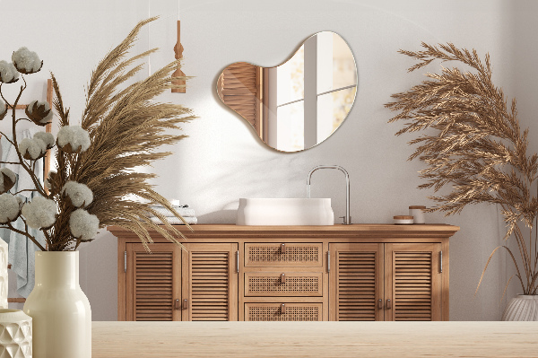Specchio forma irregolare senza cornice 48x48 cm