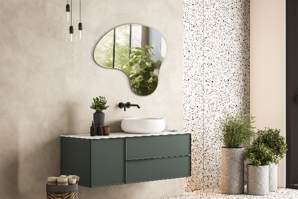 Specchio forma irregolare senza cornice 48x48 cm