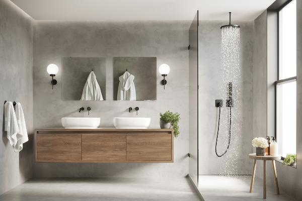 Specchio rettangolare da parete senza cornice 50x50 cm