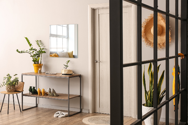 Specchio rettangolare da parete senza cornice 50x50 cm