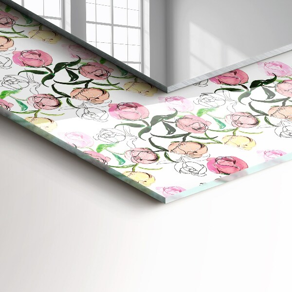 Specchio decoro Motivo floreale