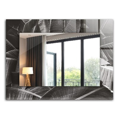 Specchio stampato Foglie di banano