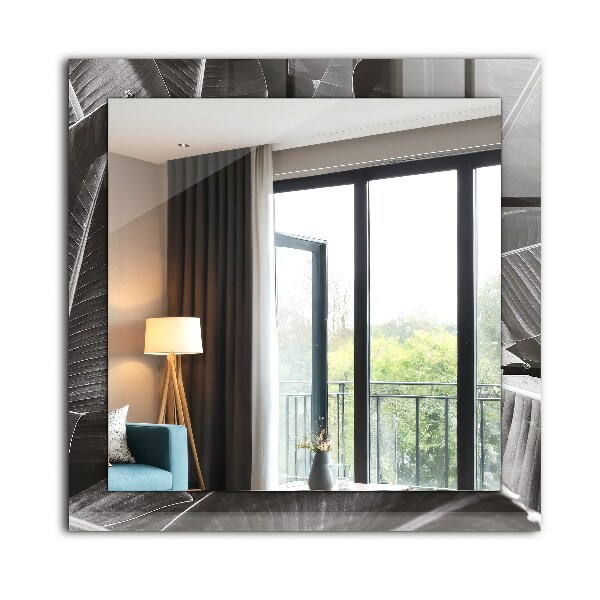 Specchio stampato Foglie di banano