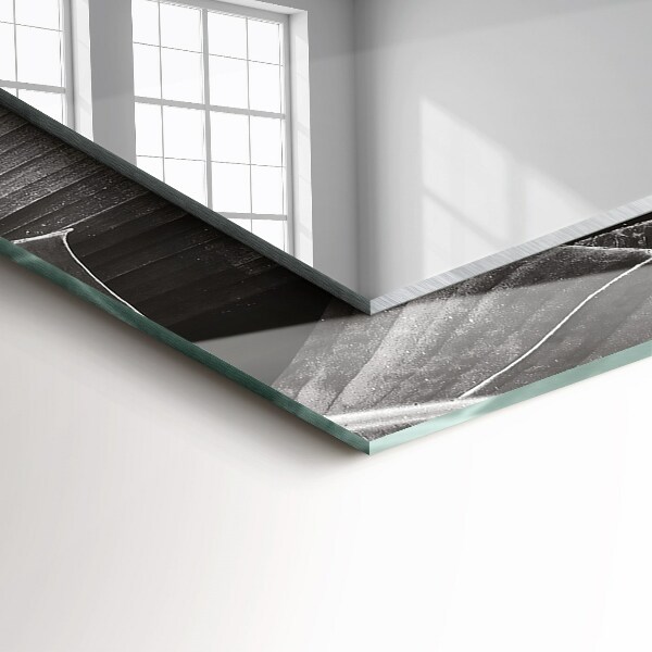 Specchio stampato Foglie di banano