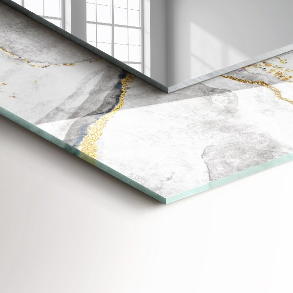 Specchio con cornice stampata Marmo con venature