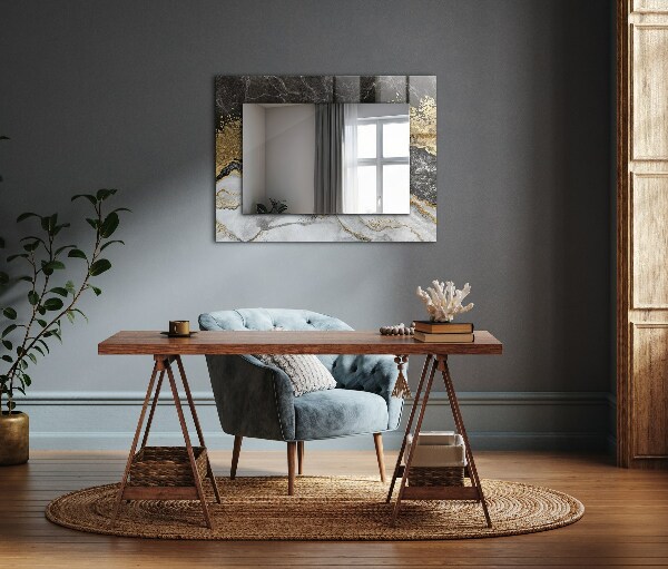 Specchio decoro Marmo venato astratto