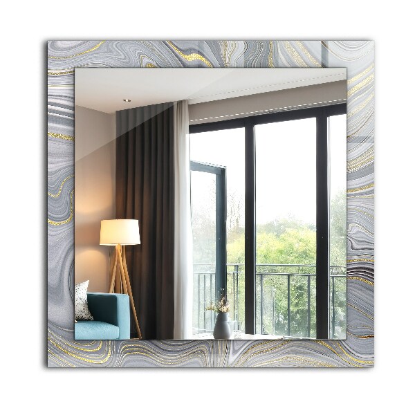 Specchio decoro Modelli astratti di marmo