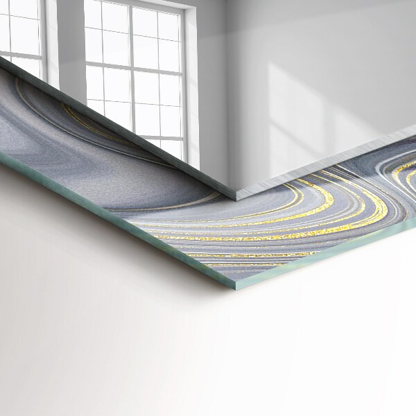 Specchio decoro Modelli astratti di marmo