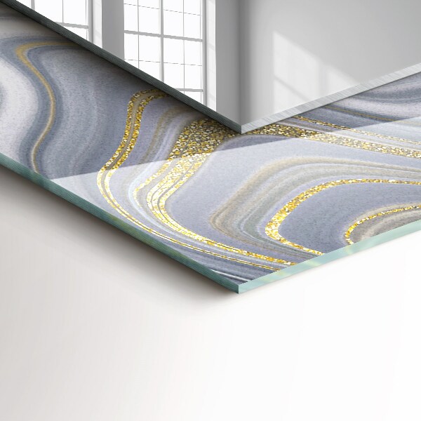 Specchio decoro Modelli astratti di marmo