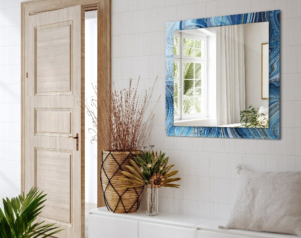 Specchio decoro Motivo astratto blu