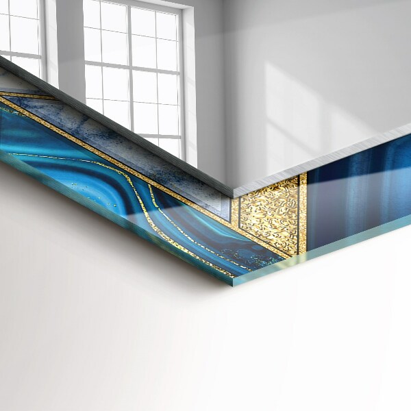 Specchio stampato Mosaico geometrico astratto