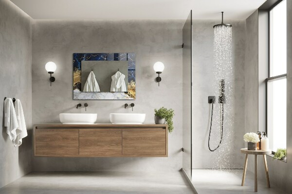 Specchio stampato Marmo astratto