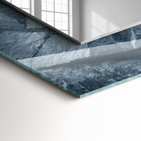 Specchio decoro Pietra rocciosa strutturata