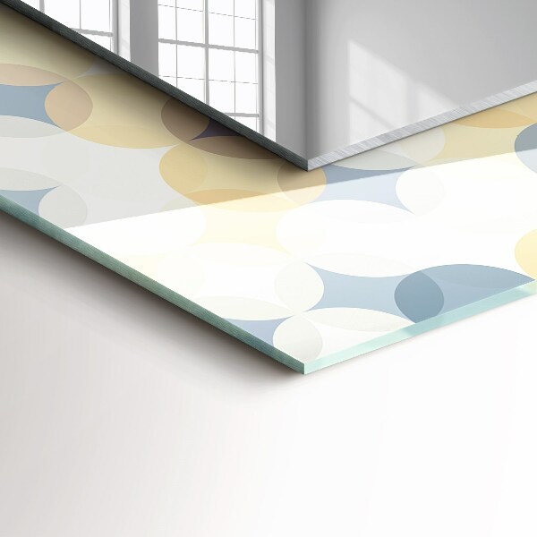 Specchio decoro Motivi circolari colorati