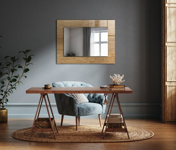Specchio stampato Legno con texture