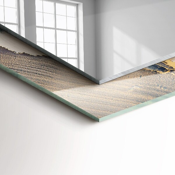 Specchio decoro Arte astratta blu