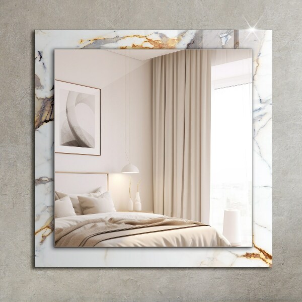 Specchio stampato Marmo con venature