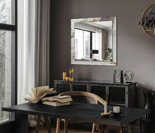 Specchio stampato Marmo con venature