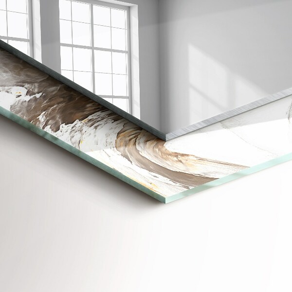 Specchio decoro Disegno astratto di marmo