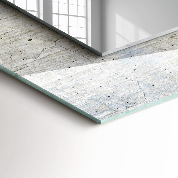 Specchio decoro Muro di cemento crepato