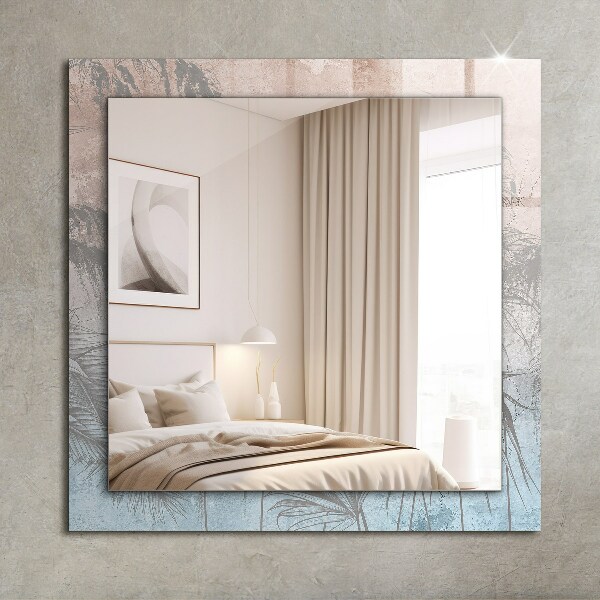 Specchio decoro Piante pastello