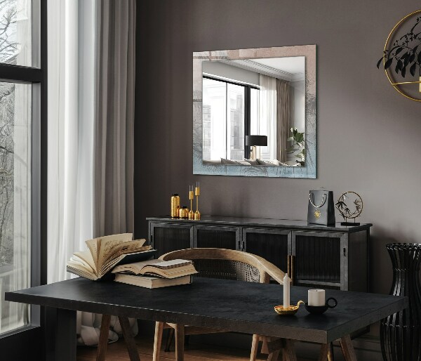 Specchio decoro Piante pastello