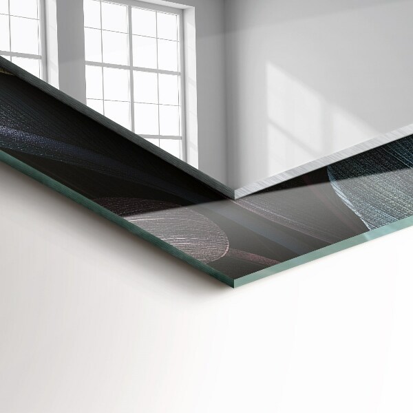 Specchio stampato Foglie di piante colorate