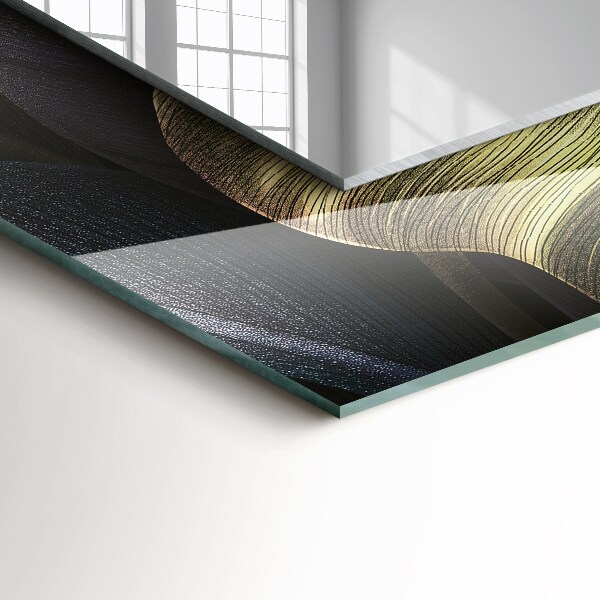 Specchio stampato Foglie di piante colorate