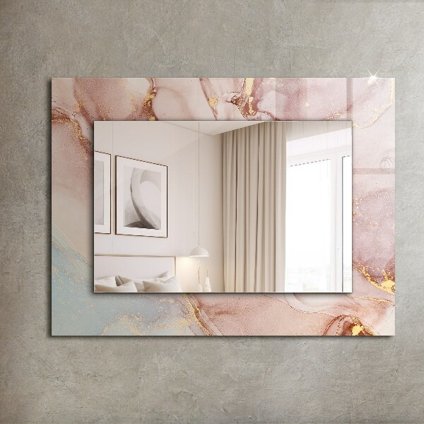 Specchio con cornice stampata Acquerello astratto