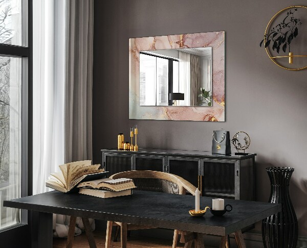 Specchio con cornice stampata Acquerello astratto