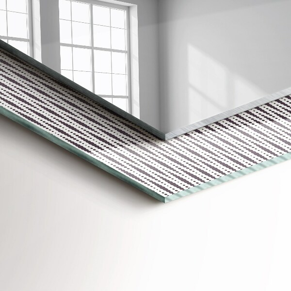 Specchio stampato Motivo in tessuto