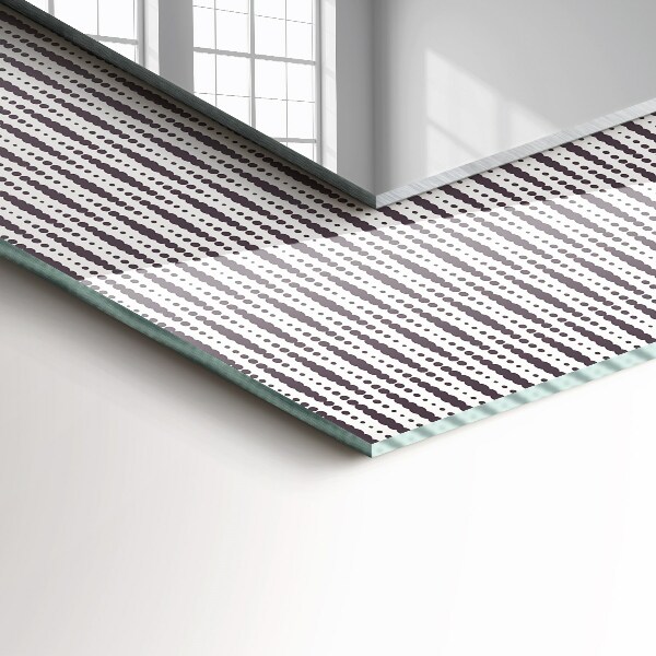 Specchio stampato Motivo in tessuto