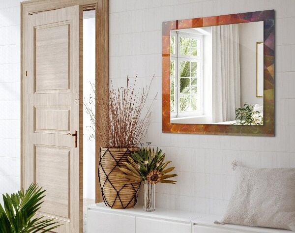 Specchio stampato Spirale frattale colorata