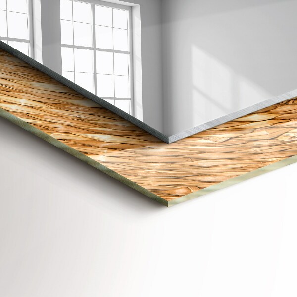 Specchio stampato Treccia di vimini