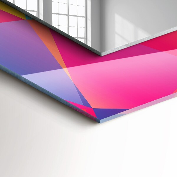 Specchio decoro Motivi geometrici colorati