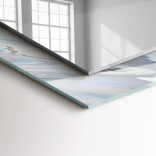 Specchio con cornice stampata Disegni astratti colorati